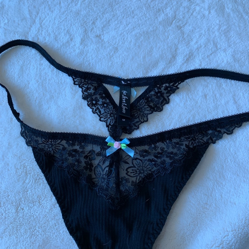 NWOT for love and lemons x vs thong panty